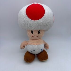 Nintendo Super Mario Toad Character 8" Plush Stuffed Animal